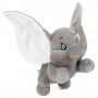 Elefante de Pelúcia Cinza Pequeno Personalizado com Nome Sob Encomenda