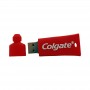 Pen Drive de pasta de dente personalizada Colgate brindes corporativos exclusivos