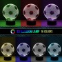 Luminária Noturna 3D LED Futebol Brindes Promocionais Personalizados