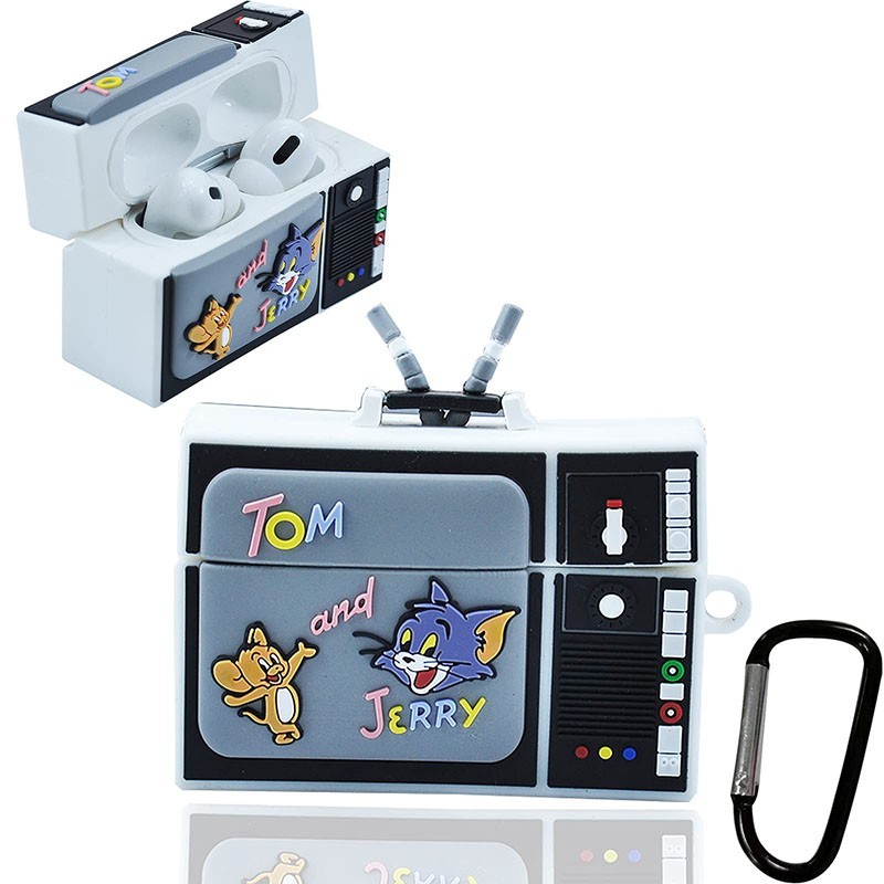 Case de Silicone para AirPods Tom\&Jerry