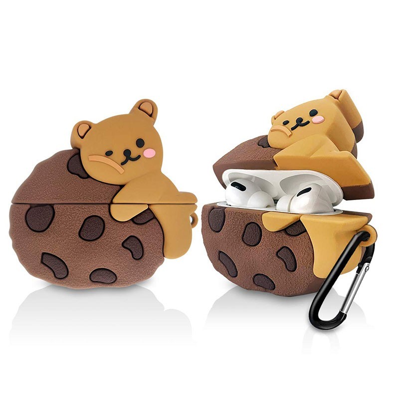 Case de AirPods Urso Biscoito