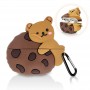 Case de AirPods Urso Biscoito de Silicone Itens de Presente de Aniversário