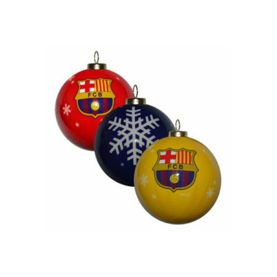 Enfeite de Natal Barcelona Match Presentes Corporativos Personalizados para Funcionários