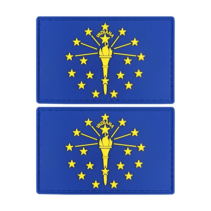 Patches de PVC Personalizados com Bandeira