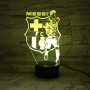 Luminária Noturna do FC Barcelona Messi Loja de Presentes Corporativos