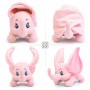 Elefante Rosa de Pelúcia Personalizado como Presente Infantil de Férias