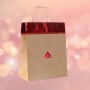 Sacolas de Presente de Natal Kraft Sacolas de Natal Personalizadas