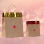 Sacolas de Presente de Natal Kraft Sacolas de Natal Personalizadas