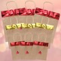 Sacolas de Presente de Natal Kraft Sacolas de Natal Personalizadas