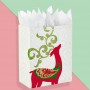 Sacolas de Presente de Natal com Logo Personalizado Sacola de Guloseimas