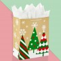 Sacolas de Presente de Natal com Logo Personalizado Sacola de Guloseimas