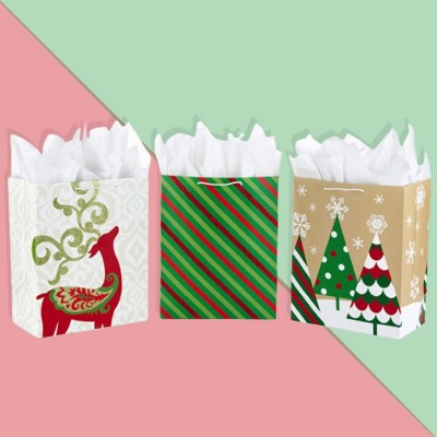 Sacolas de Presente de Natal