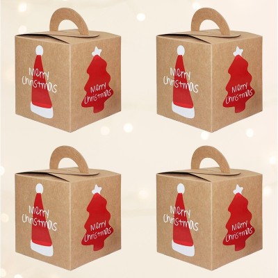 Caixa de assinatura de lanche personalizada com árvore de Natal