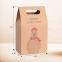 Caixa Santa Personalizada Caixa de Assinatura de Lanches de Natal Fofa