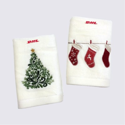 toalhas de banho de natal personalizadas