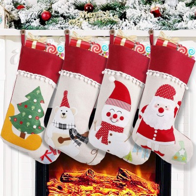Meias de Natal de Tricô Personalizadas