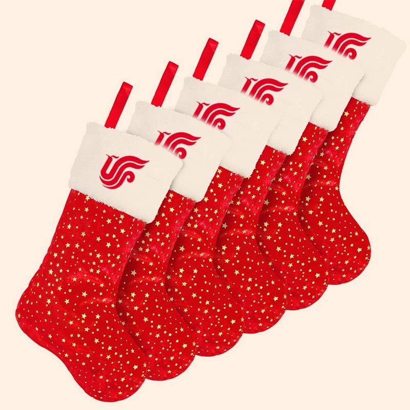 Meias de Natal Personalizadas em Lote Grande