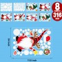 Adesivos de Natal Customizados Etiquetas Melhor Decalques de Natal