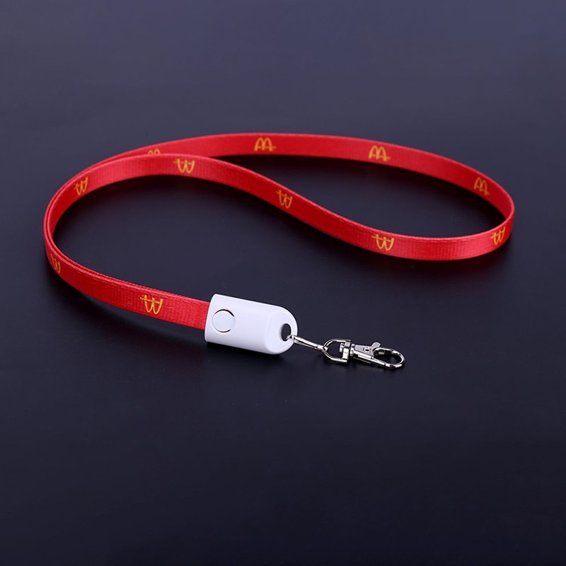Corda para Pescoço Vermelha Personalizada