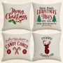 Almofadas decorativas de natal personalizadas para presente para casa