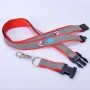 Cordão Cinza Personalizado Trançado com Catraca Retrátil e Suporte para ID