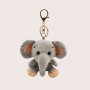 Chaveiro de Pelúcia Mini Elefante Chaveiro Personalizado de Pelúcia