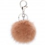 Chaveiro Personalizado com Pompom de Pele Sintética Chaveiro Personalizado