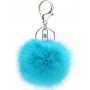 Chaveiro Personalizado com Pompom de Pele Sintética Chaveiro Personalizado