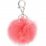 Chaveiro Personalizado com Pompom de Pele Sintética Chaveiro Personalizado