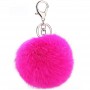 Chaveiro Personalizado com Pompom de Pele Sintética Chaveiro Personalizado