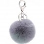 Chaveiro Personalizado com Pompom de Pele Sintética Chaveiro Personalizado