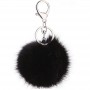 Chaveiro Personalizado com Pompom de Pele Sintética Chaveiro Personalizado