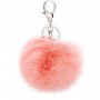 Chaveiro Personalizado com Pompom de Pele Sintética Chaveiro Personalizado