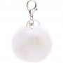Chaveiro Personalizado com Pompom de Pele Sintética Chaveiro Personalizado