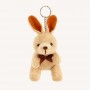 Chaveiro de Pelúcia Coelho Personalizado e Chaveiro de Coelhinho Personalizado