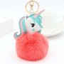 Chaveiro de Unicórnio com Pompom de Pelúcia e Chaveiro Personalizado com Foto