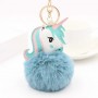 Chaveiro de Unicórnio com Pompom de Pelúcia e Chaveiro Personalizado com Foto