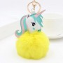 Chaveiro de Unicórnio com Pompom de Pelúcia e Chaveiro Personalizado com Foto