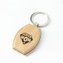 Chaveiros de Madeira Simples Chaveiro de Madeira com Metal e Personalizado