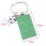 Chaveiro Personalizado de Futebol e Chaveiro de Metal Gravado Campo