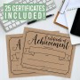 Porta-Documento de Certificado Personalizado e Certificado em Branco