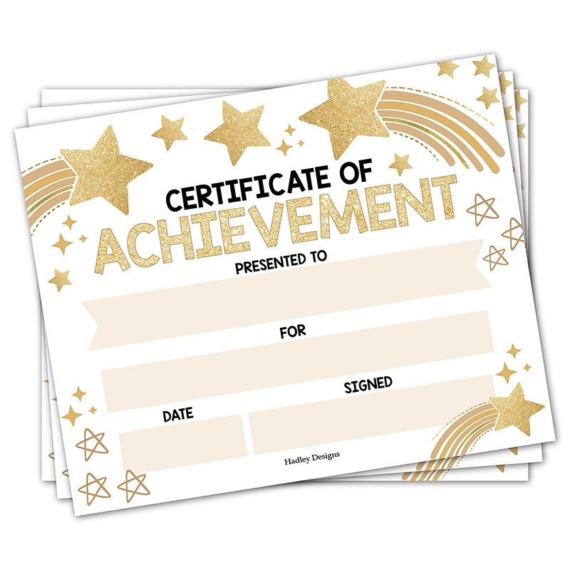 Certificado de Conquista em Branco