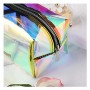 Bolsa de Cosméticos Colorida por Atacado e Necessaire Quadrada Transparente
