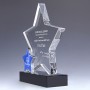 Troféu de Cristal Atacado Medalha Azul Nova Letreiro Criativo