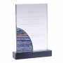 Troféu de Cristal Personalizado e Placa Personalizada Autorizada