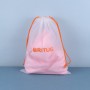Sacola Plástica com Cordão CPE Transparente Fosca com Fecho Ziplock
