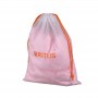 Sacola Plástica com Cordão CPE Transparente Fosca com Fecho Ziplock