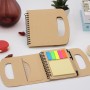 Caderno com Espiral Personalizado para Escritório e Bloco de Notas Adesivas Multifuncional