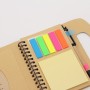 Caderno com Espiral Personalizado para Escritório e Bloco de Notas Adesivas Multifuncional