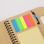 Caderno com Espiral Personalizado para Escritório e Bloco de Notas Adesivas Multifuncional